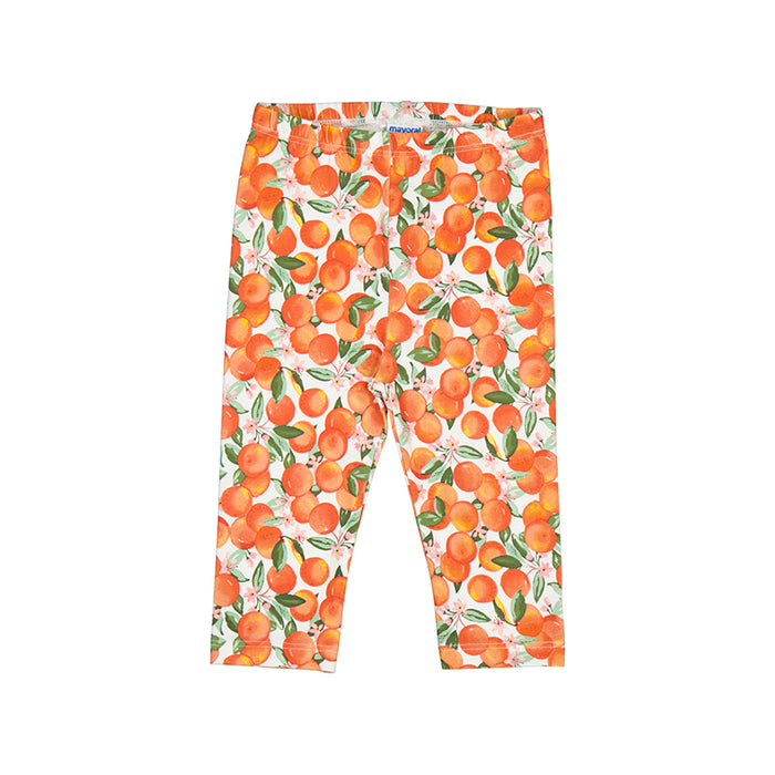 Mayoral Sweet Clementine Flutter Top & Leggings Set