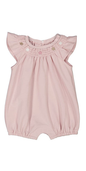 Baby Girl Shorty Romper Baby Rose Pink