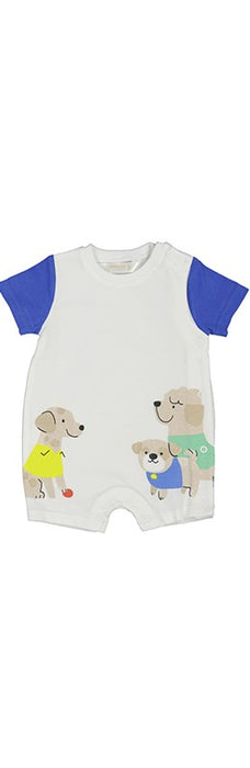 Baby Boy Puppy Shortie Romper