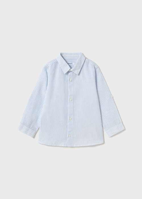 Blue Striped Button Up