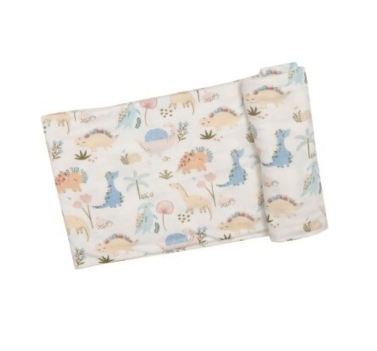 Angel Dear Softy Dinos Swaddle Blanket