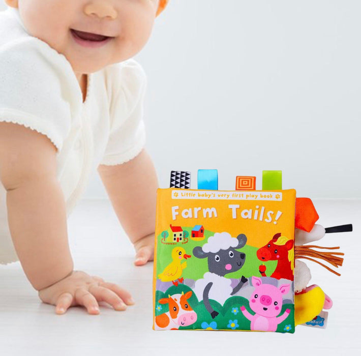 Baby’s Very First Funny Tails Crinkle Book- Farm Tails