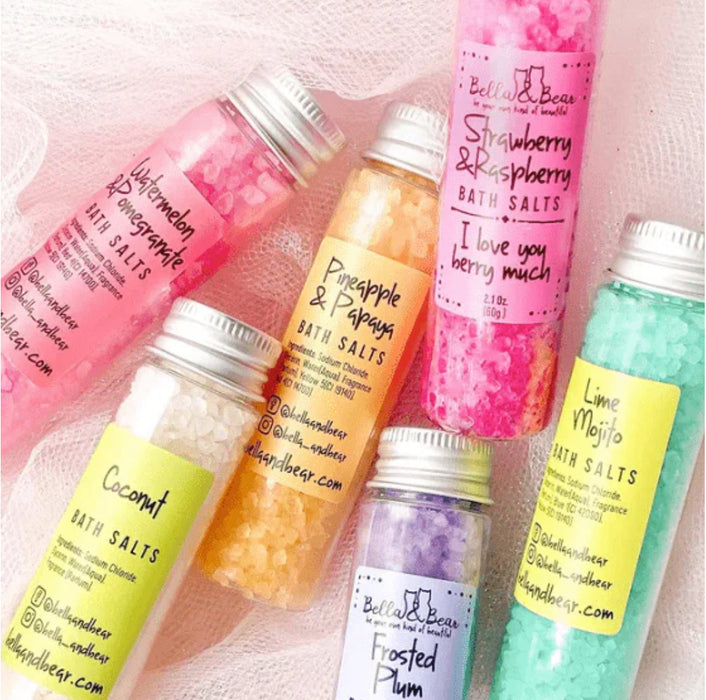 Paradise Fruits Bath Salts Gift Set (6) 2oz Minis