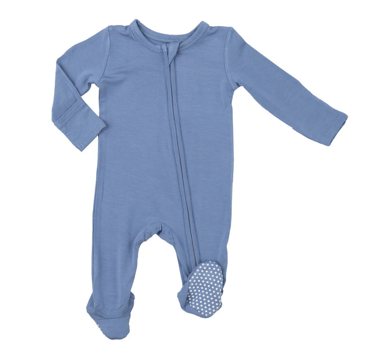 Angel Dear Colony Blue 2-way Zipper Footie