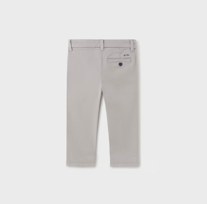 Soft & Stretchy Infant Boys' Dressy Pants- Gray