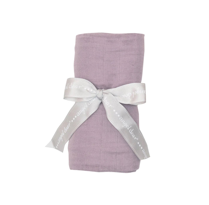 Angel Dear Dusty Lavendar Solid Muslin Swaddle Blanket