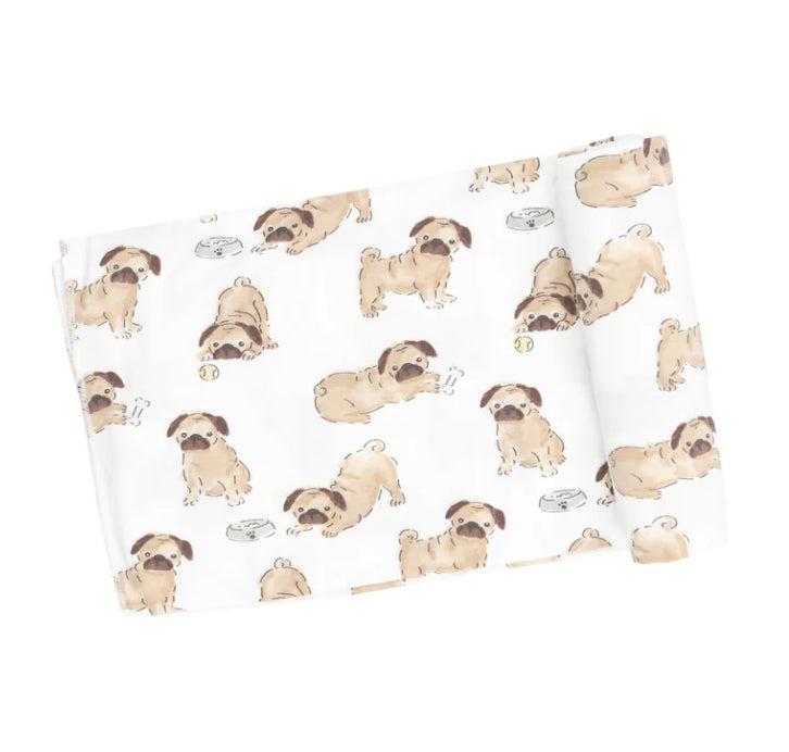 Angel Dear Pugs Swaddle Blanket