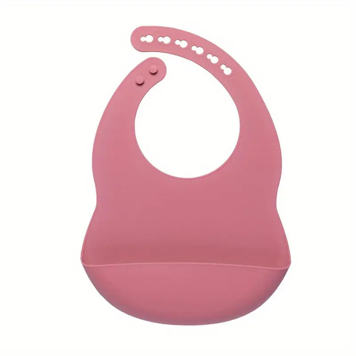 Infants’ 1 Piece Adjustable Silicone Bib