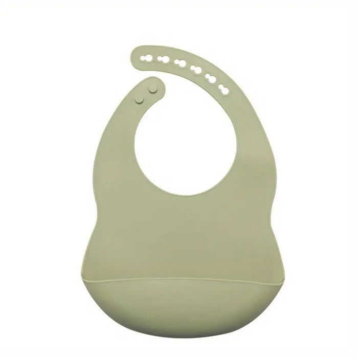 Infants’ 1 Piece Adjustable Silicone Bib