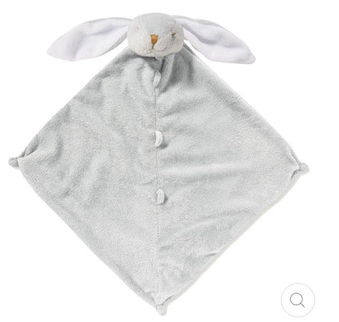 Angel Dear Lovey Blankie- Gray Bunny