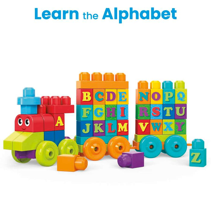 MEGA Bloks Building Basics ABC Learning Train