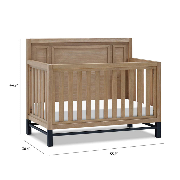 Monogram Newbern 4-in-1 Convertible Crib - Driftwood