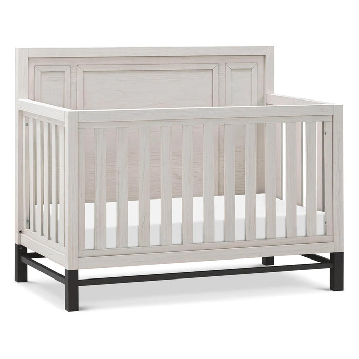 Monogram Newbern 4-in-1 Convertible Crib - White Driftwood