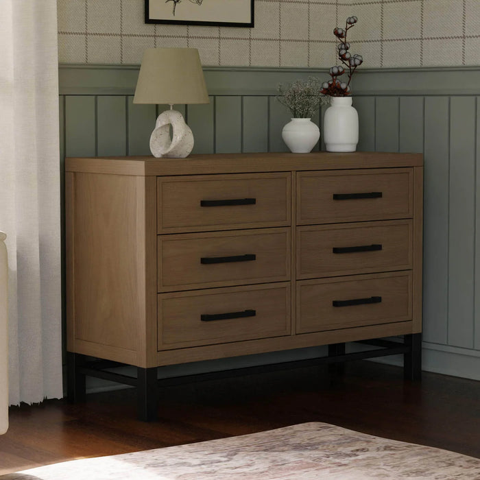 Monogram Newbern 6-Drawer Assembled Dresser- Driftwood