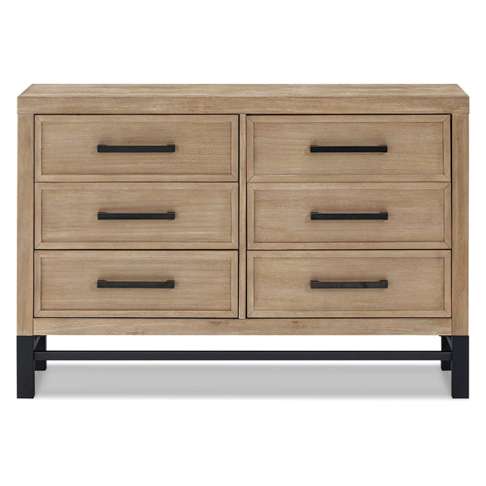 Monogram Newbern 6-Drawer Assembled Dresser- Driftwood