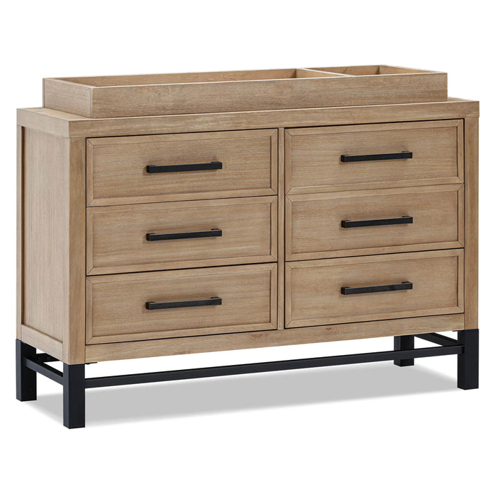 Monogram Newbern 6-Drawer Assembled Dresser- Driftwood