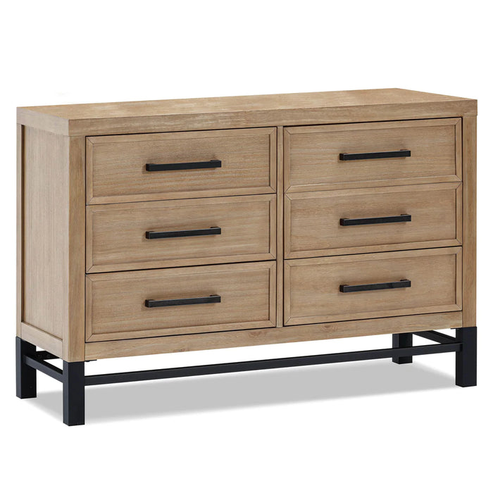 Monogram Newbern 6-Drawer Assembled Dresser- Driftwood