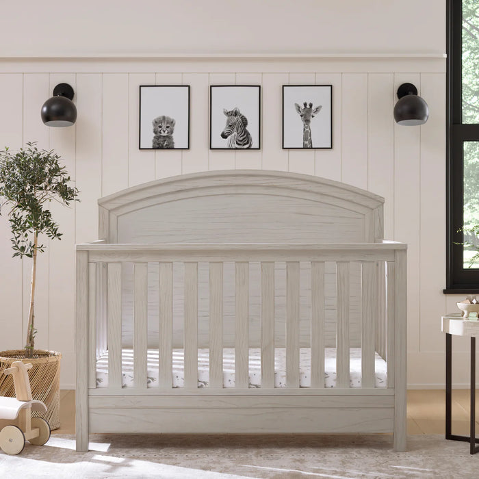 Monogram Hemsted 4-in-1 Convertible Crib - White Driftwood