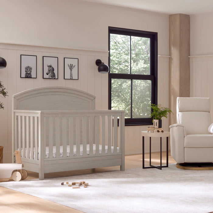 Monogram Hemsted 4-in-1 Convertible Crib - White Driftwood