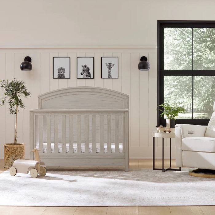 Monogram Hemsted 4-in-1 Convertible Crib - White Driftwood