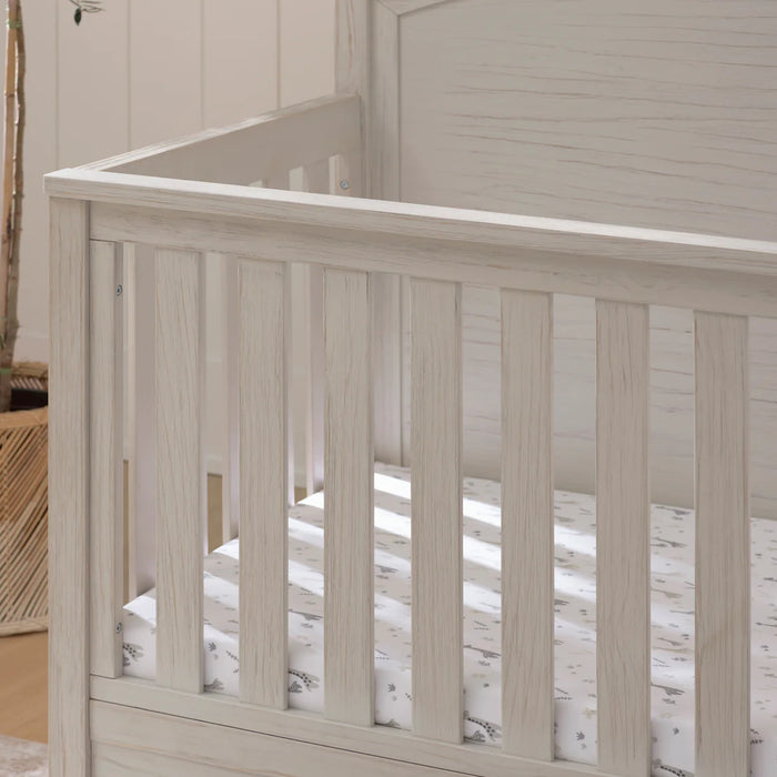 Monogram Hemsted 4-in-1 Convertible Crib - White Driftwood