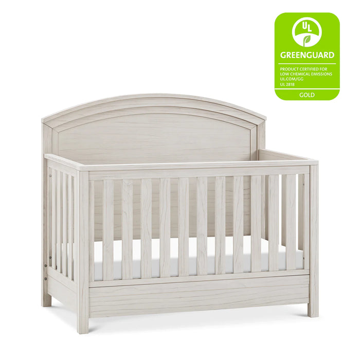 Monogram Hemsted 4-in-1 Convertible Crib - White Driftwood