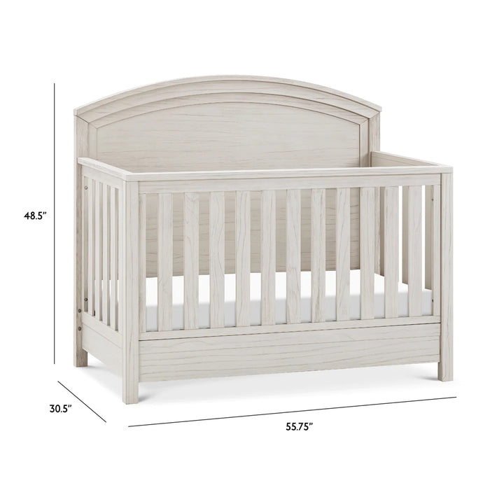 Monogram Hemsted 4-in-1 Convertible Crib - White Driftwood