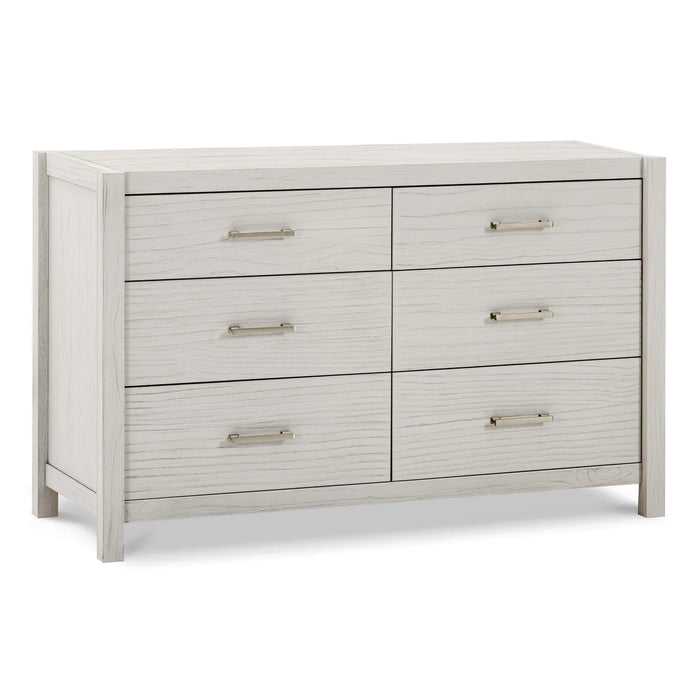 Monogram Hemsted 6-Drawer Assembled Dresser- White Driftwood