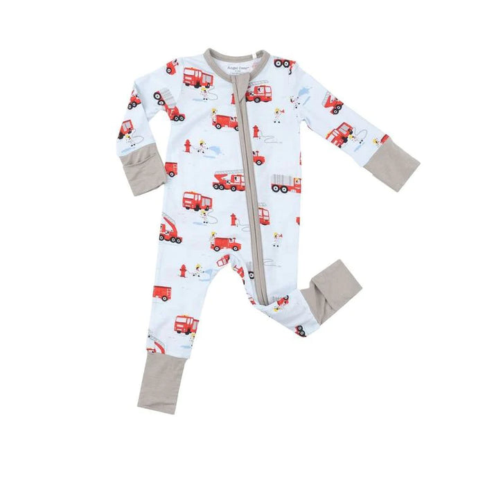 Angel Dear Firetruck Dalmations 2-way Zipper Romper