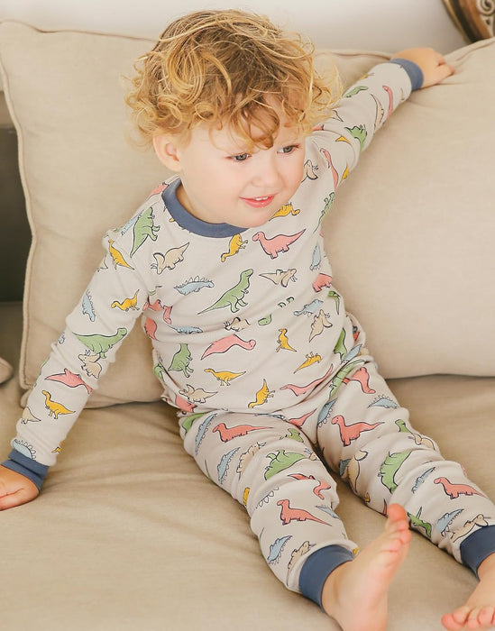 Dino Time Long Sleeved Pajama/ Loungewear Set