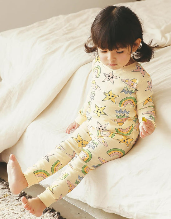 Happy Day Long Sleeved Pajama/ Loungewear Set