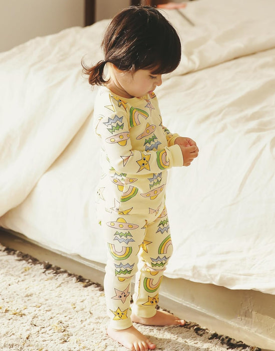 Happy Day Long Sleeved Pajama/ Loungewear Set