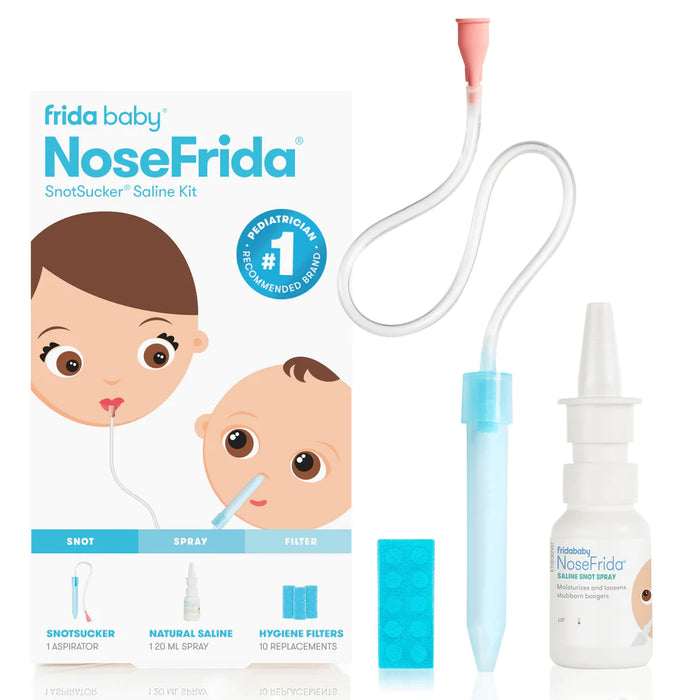 FridaBaby- NoseFrida -Snot Sucker Saline Kit