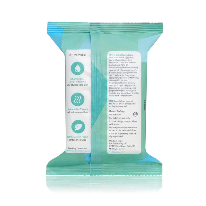 FridaBaby- BreatheFrida - BoogerWiper Nose + Chest Wipes