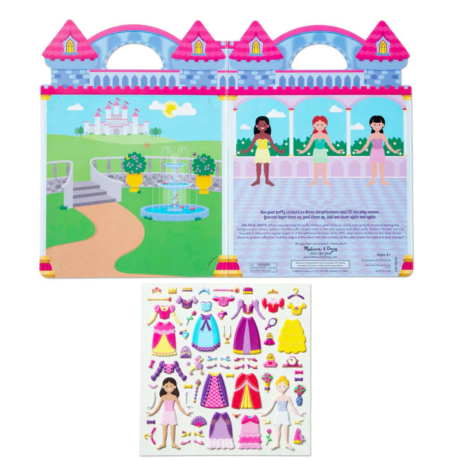 Puffy Sticker Play Set - Princess