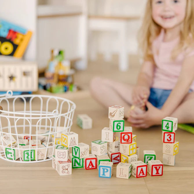 Wooden ABC/ 123 Blocks