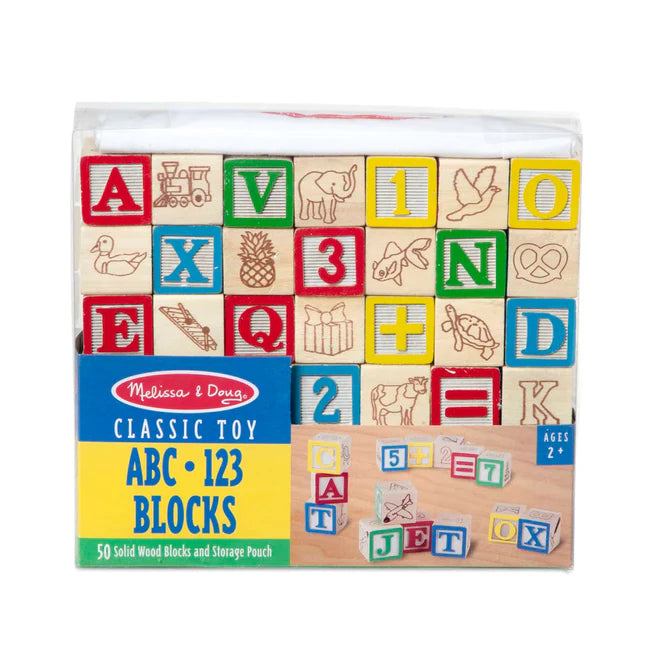 Wooden ABC/ 123 Blocks