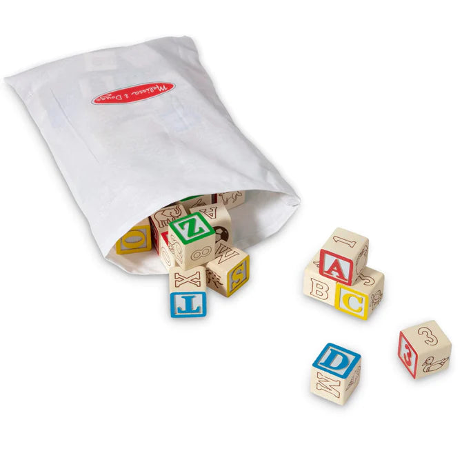 Wooden ABC/ 123 Blocks