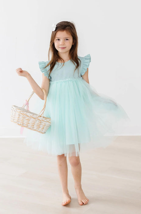 Mila & Rose Sage Shimmer Tutu Dress