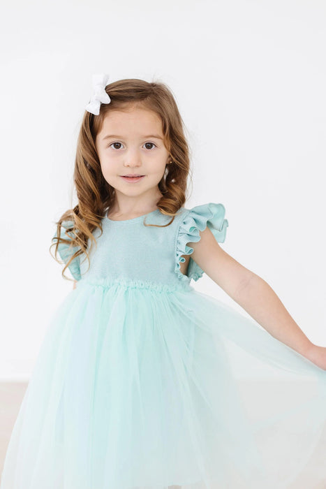 Mila & Rose Sage Shimmer Tutu Dress