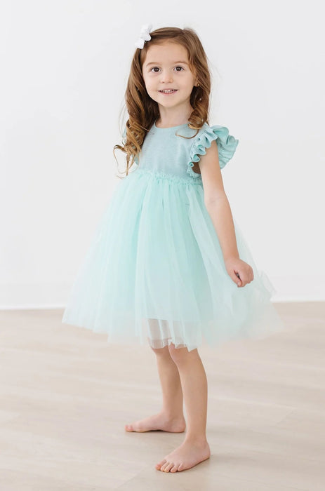 Mila & Rose Sage Shimmer Tutu Dress