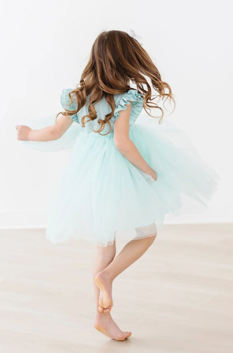 Mila & Rose Sage Shimmer Tutu Dress