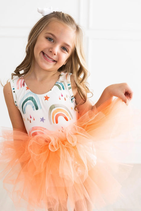 Mila & Rose Tonal Rainbow Tank Tutu Leotard