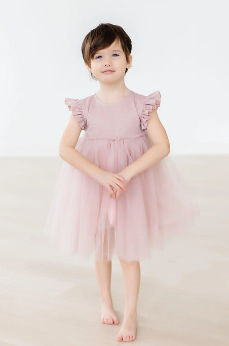 Mila & Rose Dusty Pink Shimmer Tutu Dress