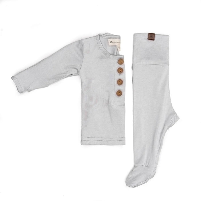 Papillon Bebe 2pc TMH Outfit- Dove