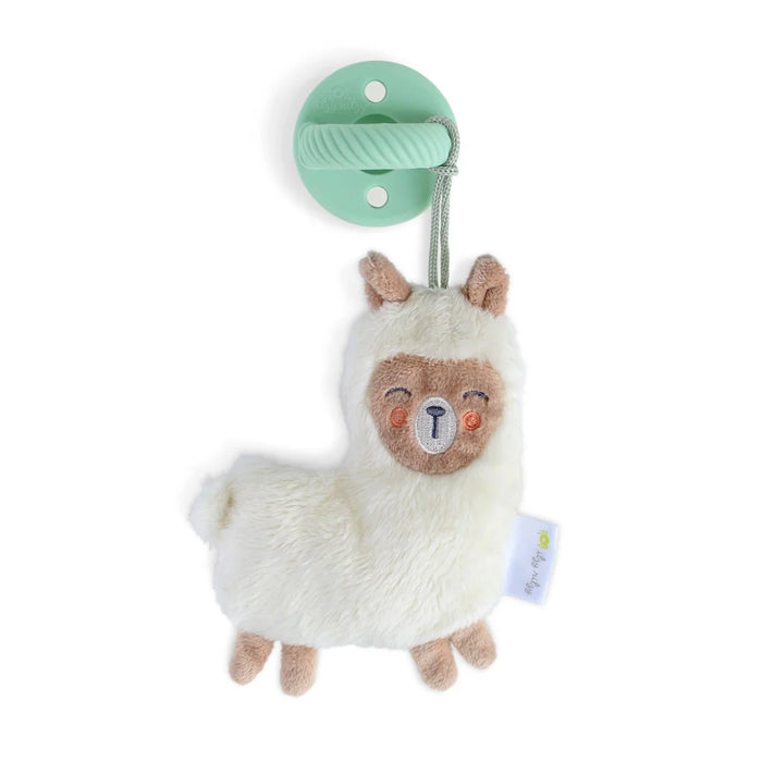 Itzy Ritzy Sweetie Pal Plush & Pacifier, Llama