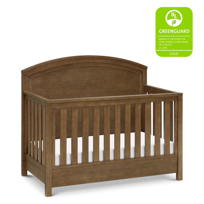 Monogram Hemsted 4-in-1 Convertible Crib - Walnut Driftwood