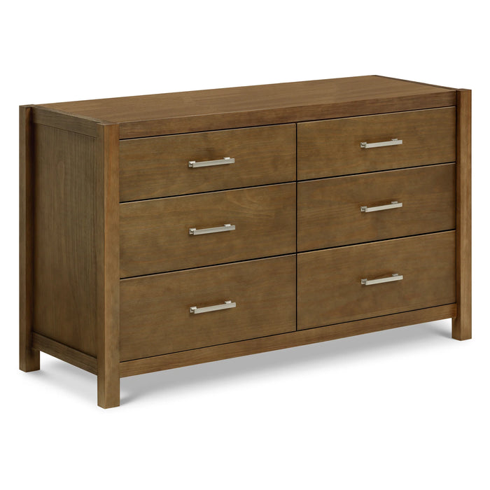 Monogram Hemsted 6-Drawer Assembled Dresser- Walnut Driftwood