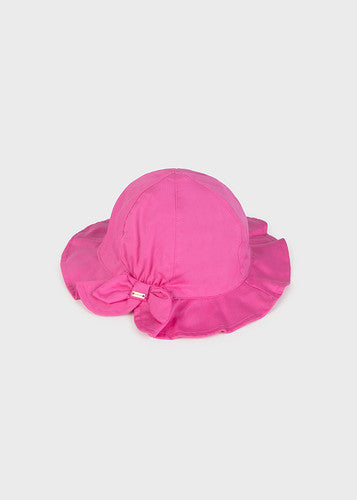 Mayoral Cotton-Twill Ruffled Sun-Hat