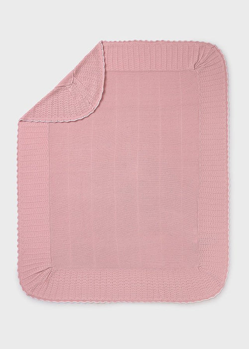 Mayoral Pink Knit Blanket